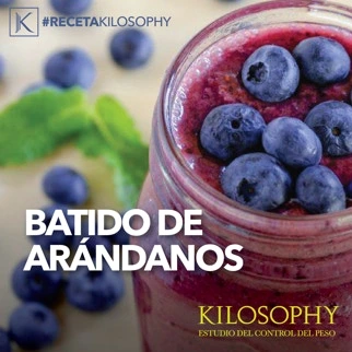 Batido de arandanos